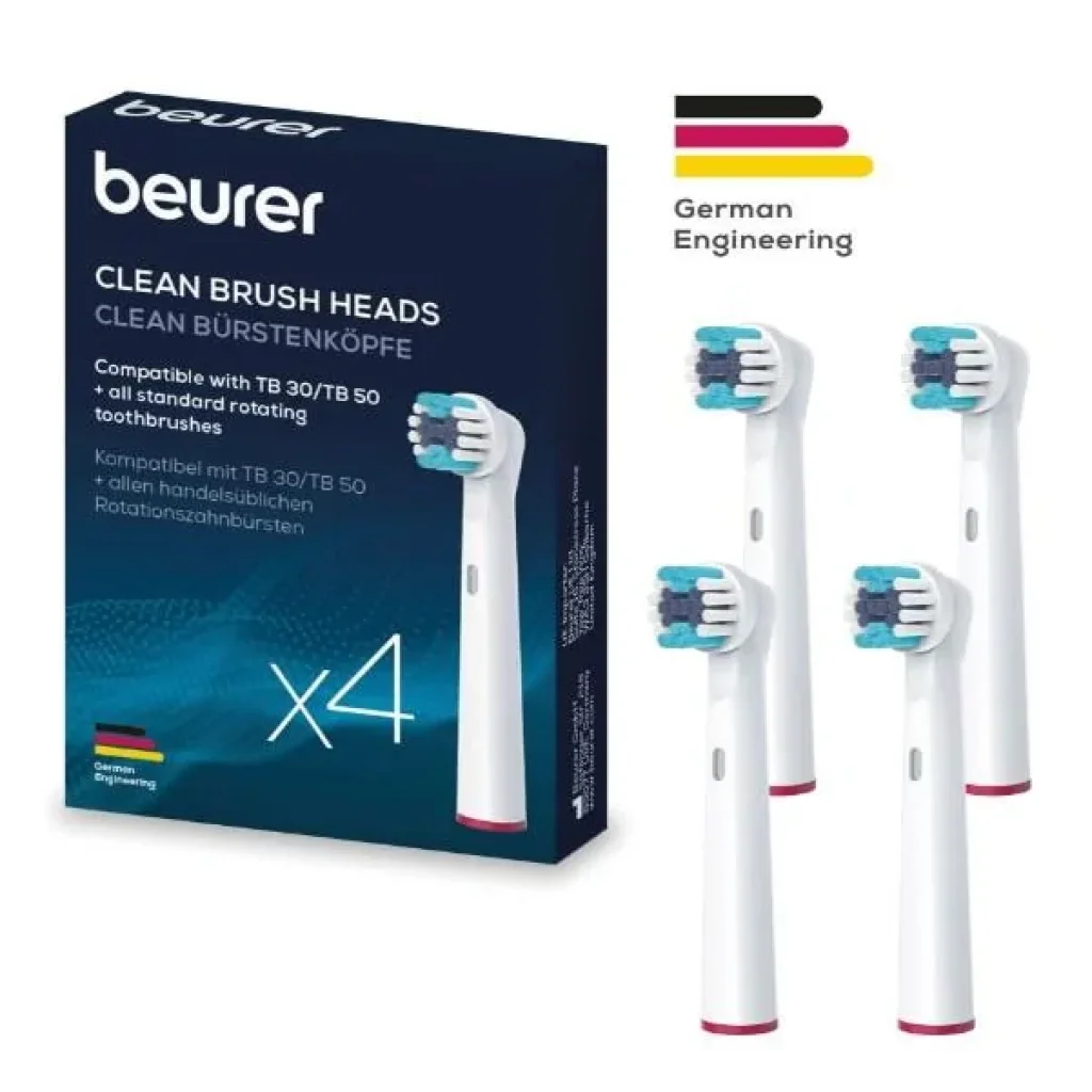 Насадка для зубної щітки Beurer, TB_30/50_C_4, 4 шт в комплекті, білий UA